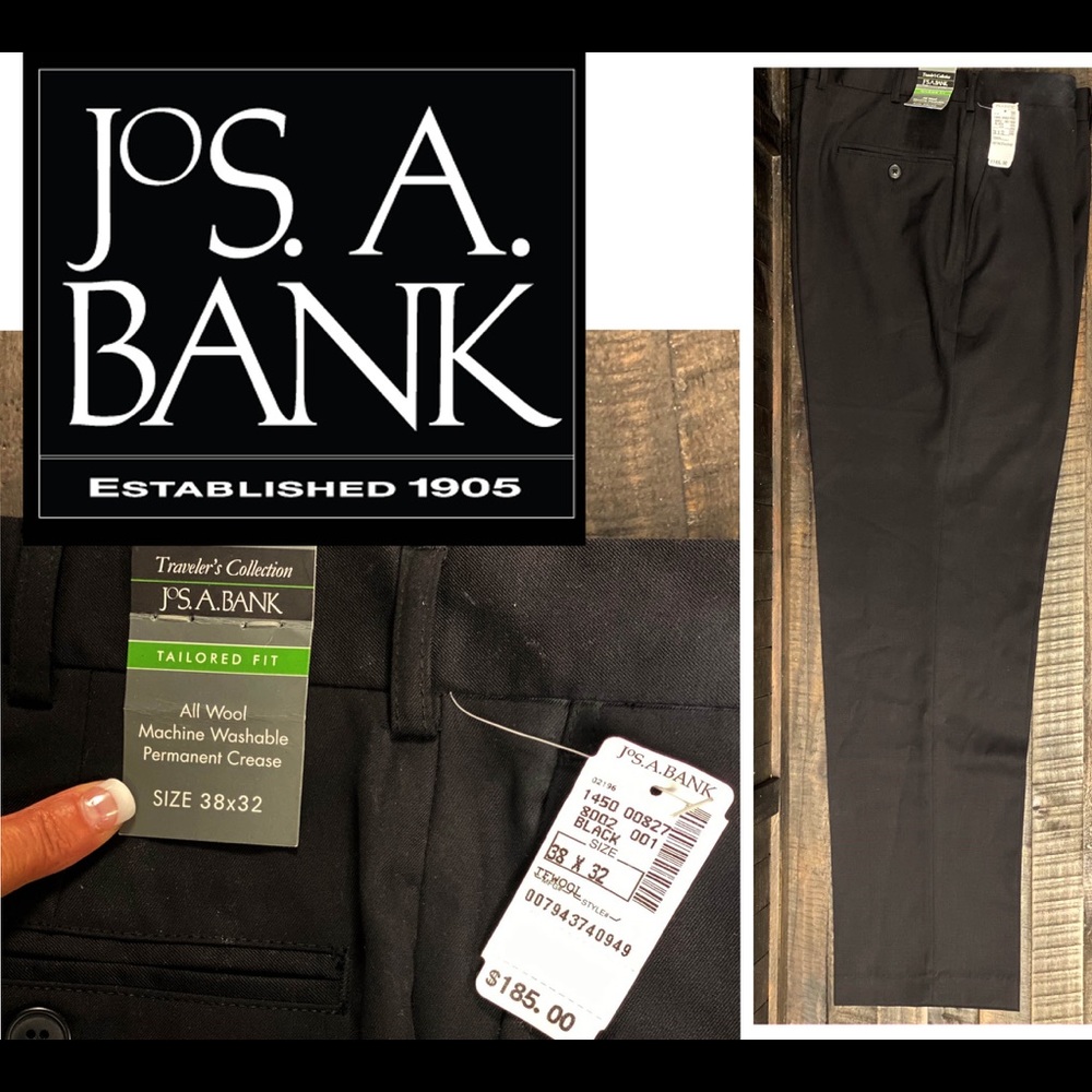 Jos. A. Banks  NWT 100% Wool Pants 38x32